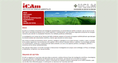 Desktop Screenshot of icam.uclm.es