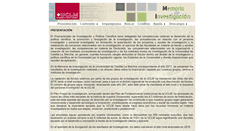 Desktop Screenshot of memoria.investigacion.uclm.es