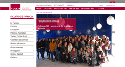 Desktop Screenshot of farmacia.ab.uclm.es