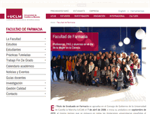 Tablet Screenshot of farmacia.ab.uclm.es