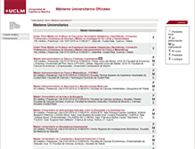 Tablet Screenshot of masteruniversitario.uclm.es