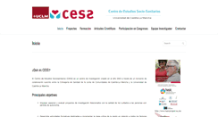 Desktop Screenshot of cess.uclm.es