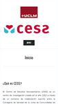 Mobile Screenshot of cess.uclm.es