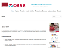 Tablet Screenshot of cess.uclm.es