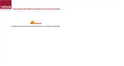 Desktop Screenshot of migfai.posgrado.uclm.es