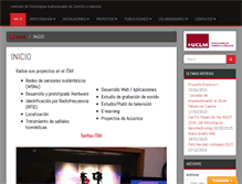Tablet Screenshot of itav.uclm.es